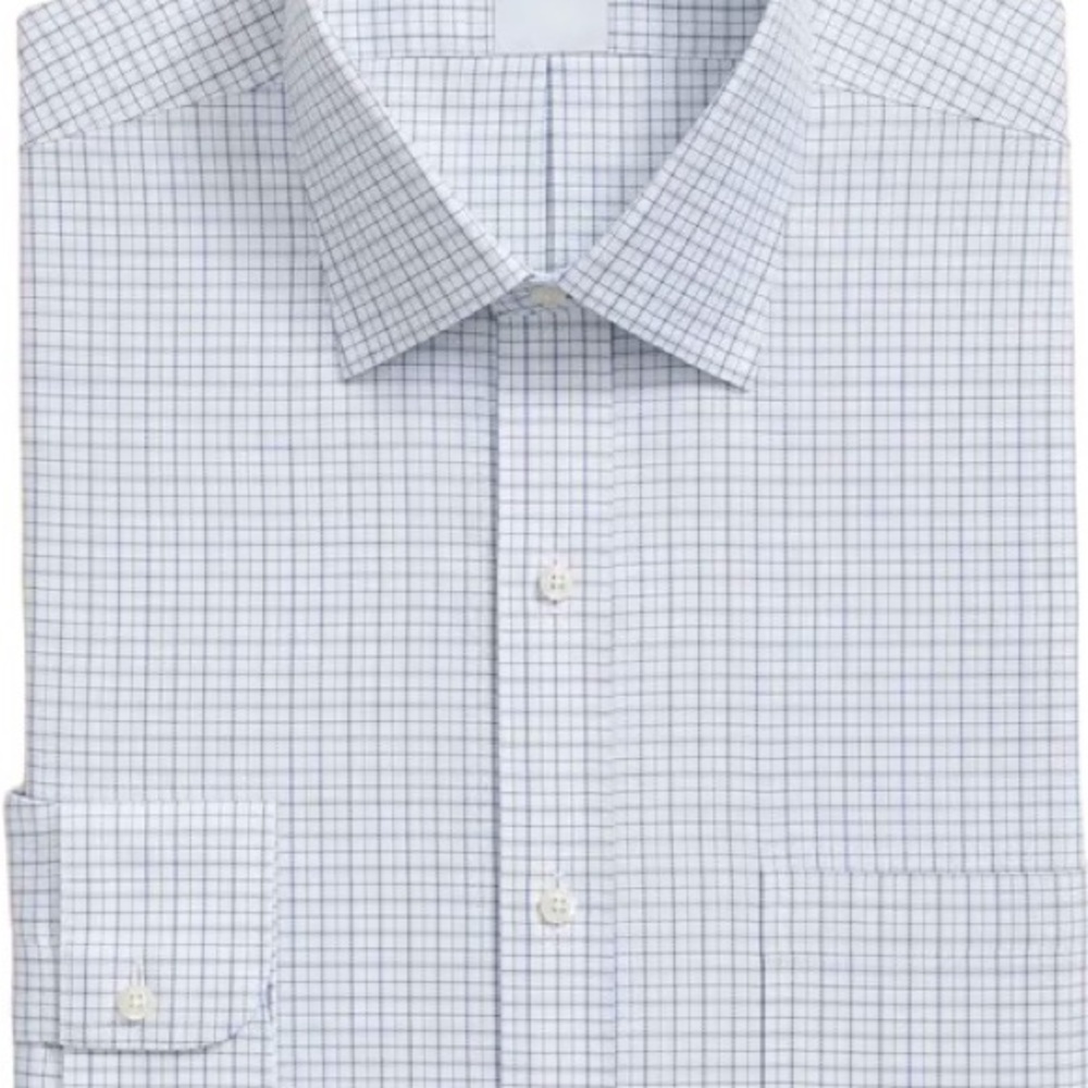 Brooks Bros Ainsley Collar Non-Iron Cotton Shirt SZ 16 34/35